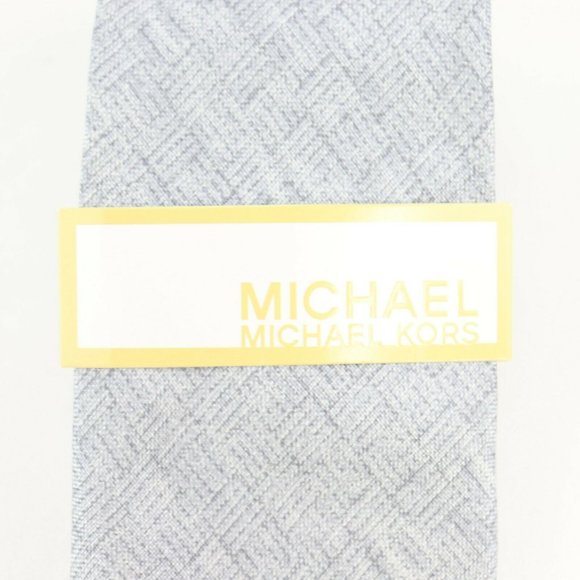 Michael Kors, Gray Men's Silk Neck Tie, NWT - Picture 2 of 5